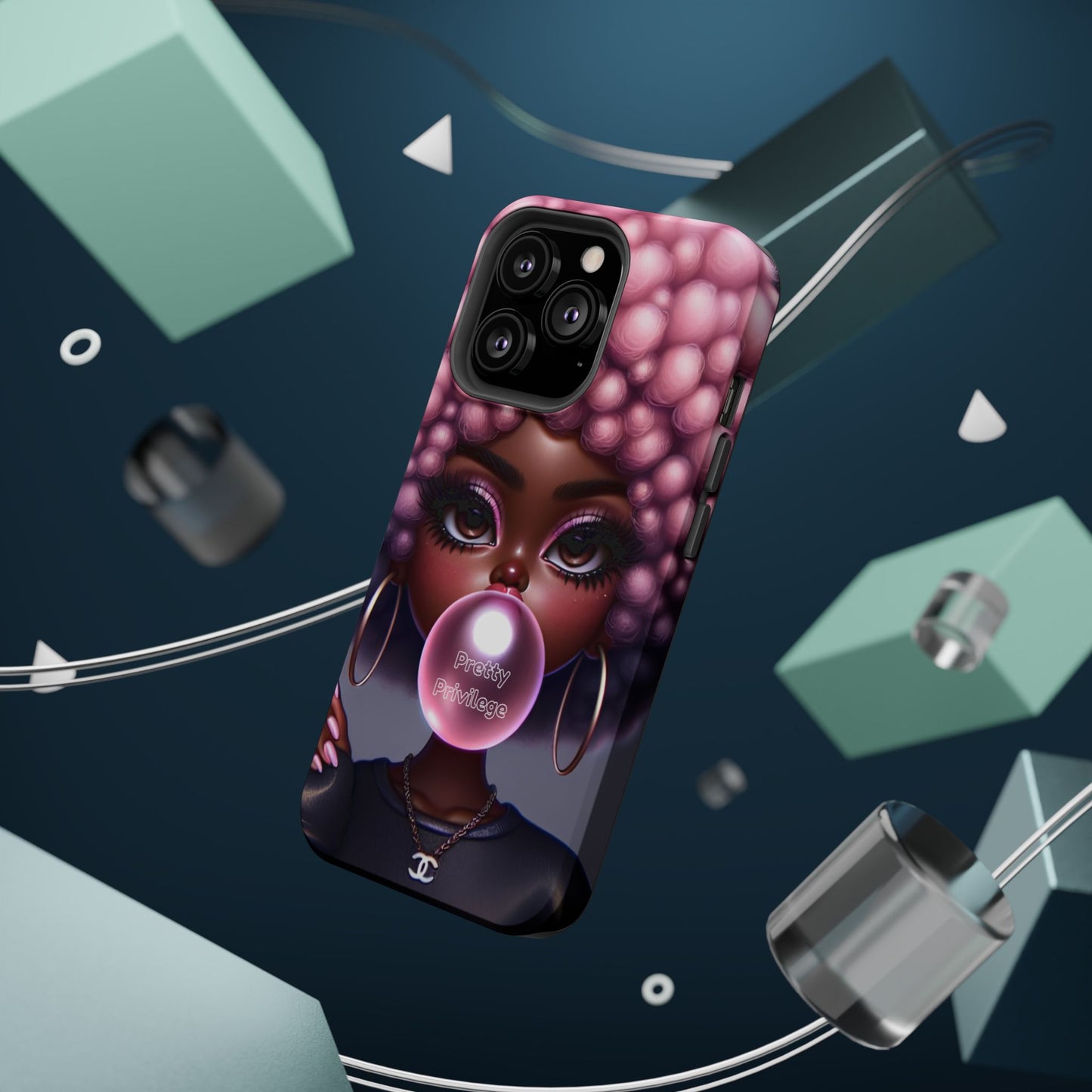 Vibrant Magnetic Tough Case - Pretty Privilege Design