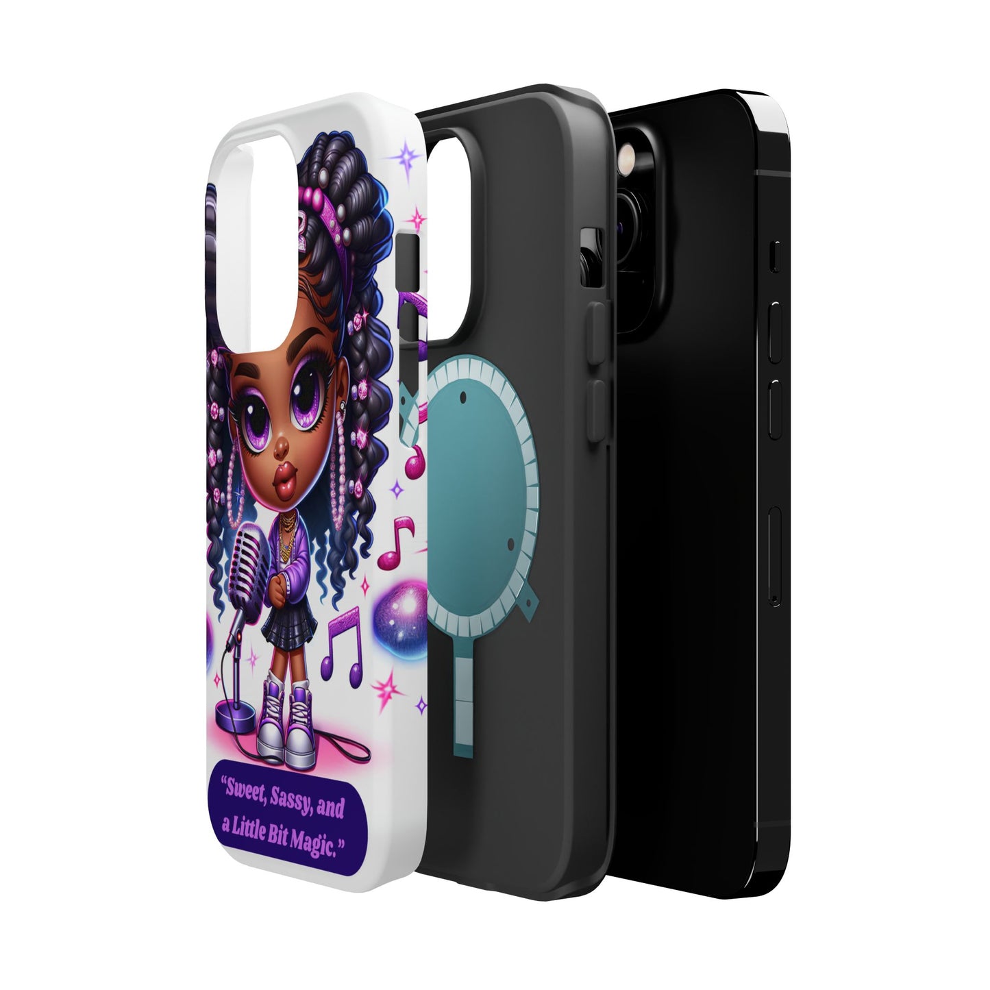 Sweet Sassy Magic Magnetic Tough Case - Cute Phone Cover for Teen Girls