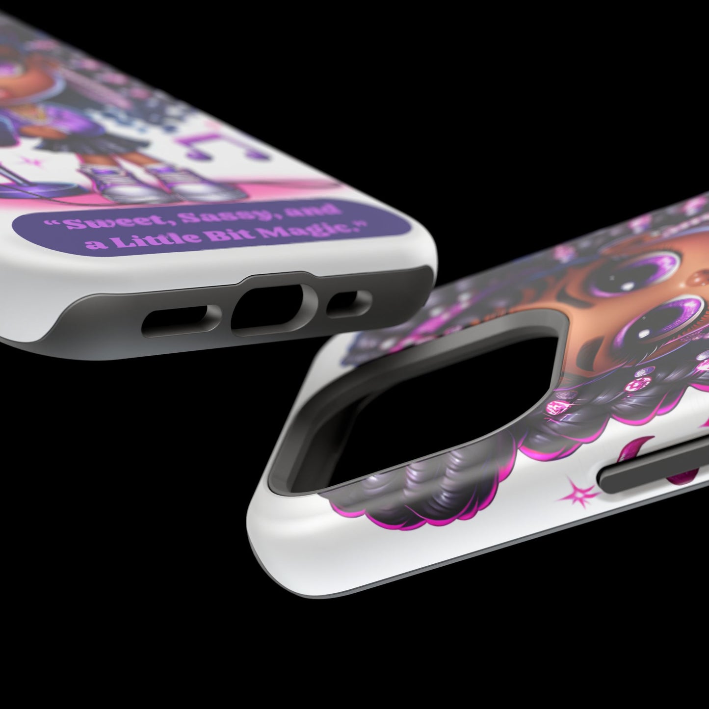 Sweet Sassy Magic Magnetic Tough Case - Cute Phone Cover for Teen Girls