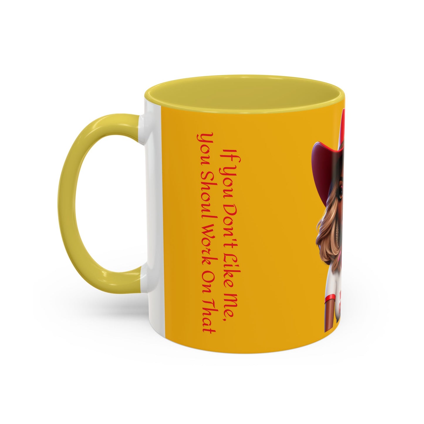 Bold Statement Mug, Coffee Cup for Confident Individuals, Gift for Friends, Inspirational Tea Mug, Black Handle, Fun Kitchen Decor
