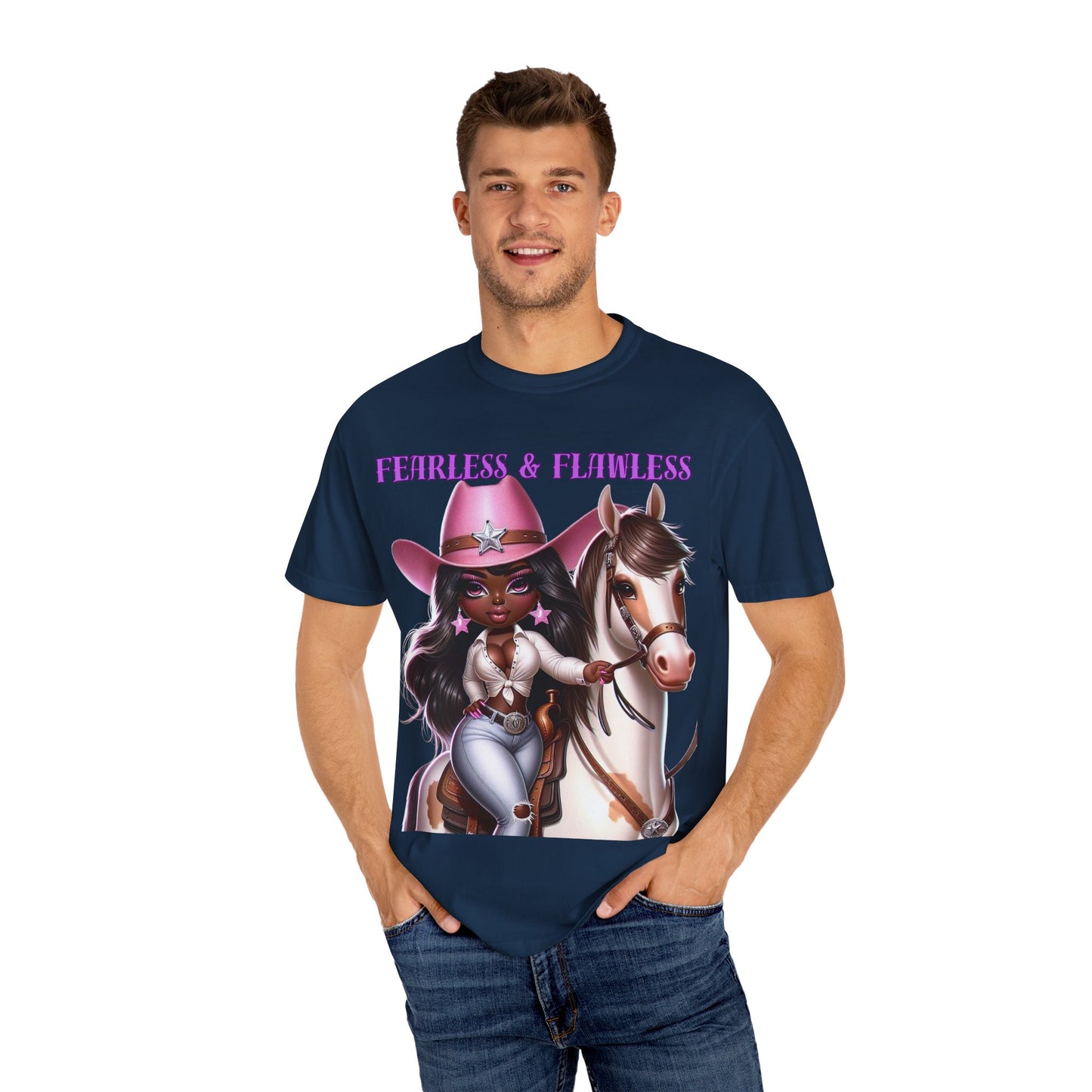 Fearless & Flawless Unisex T-shirt - Perfect for Cowgirl Enthusiasts