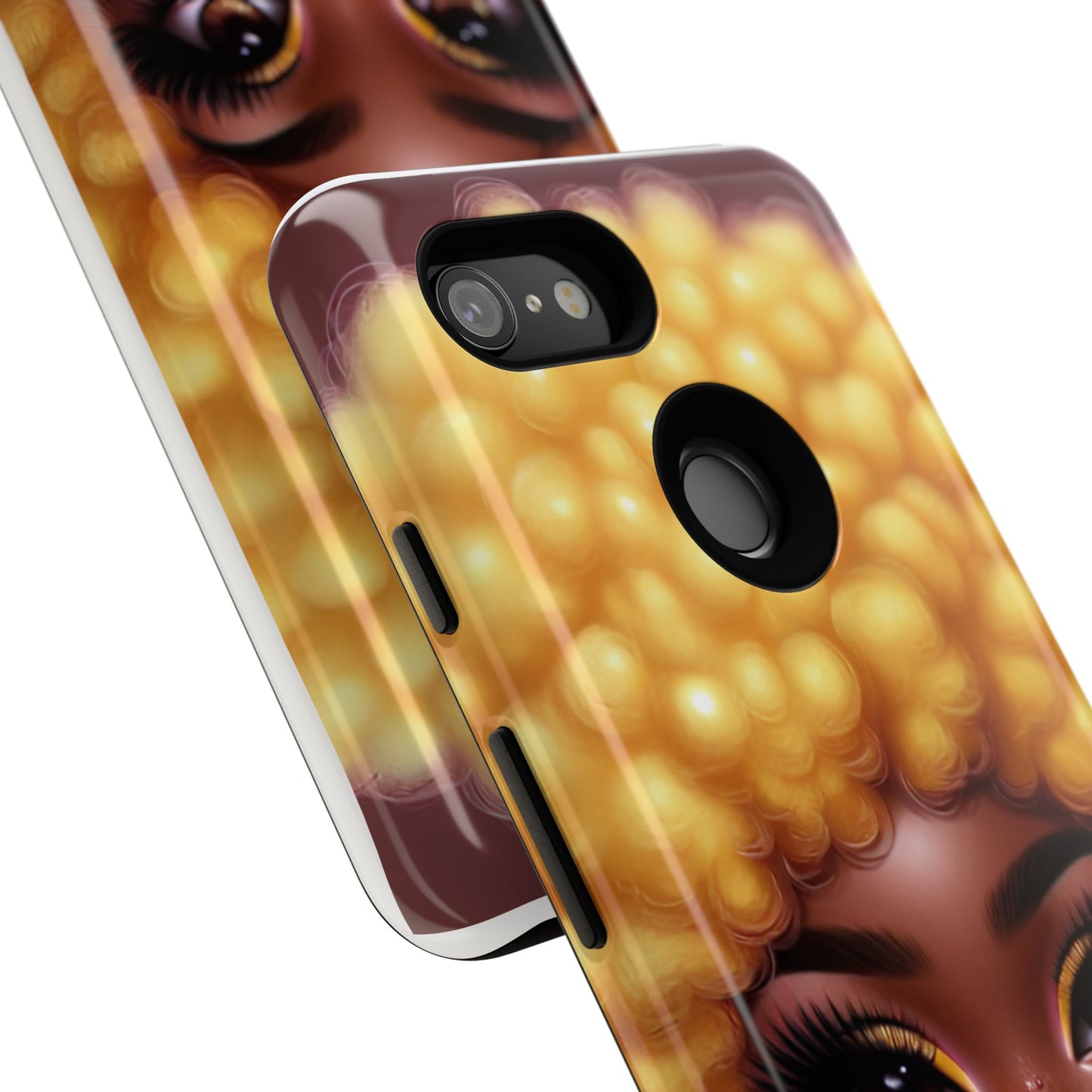 Ambitious Afro bubblegum iPhone Case - Tough Cases for Bold Expression