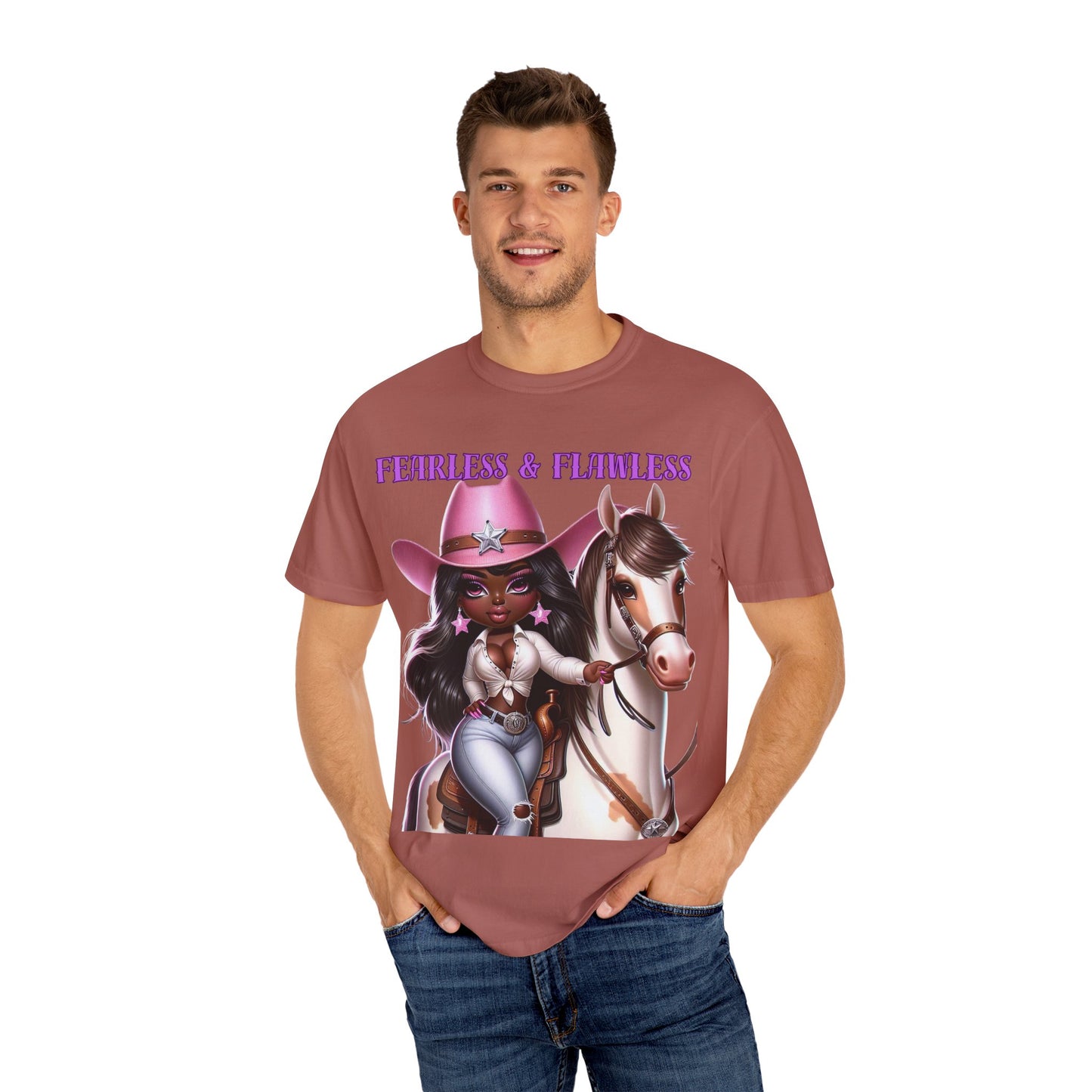 Fearless & Flawless Unisex T-shirt - Perfect for Cowgirl Enthusiasts