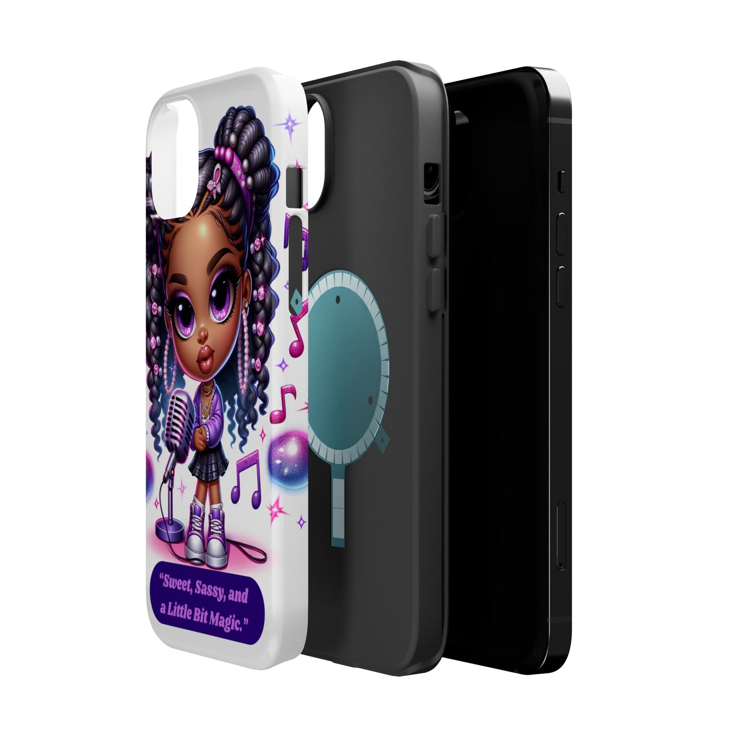 Sweet Sassy Magic Magnetic Tough Case - Cute Phone Cover for Teen Girls