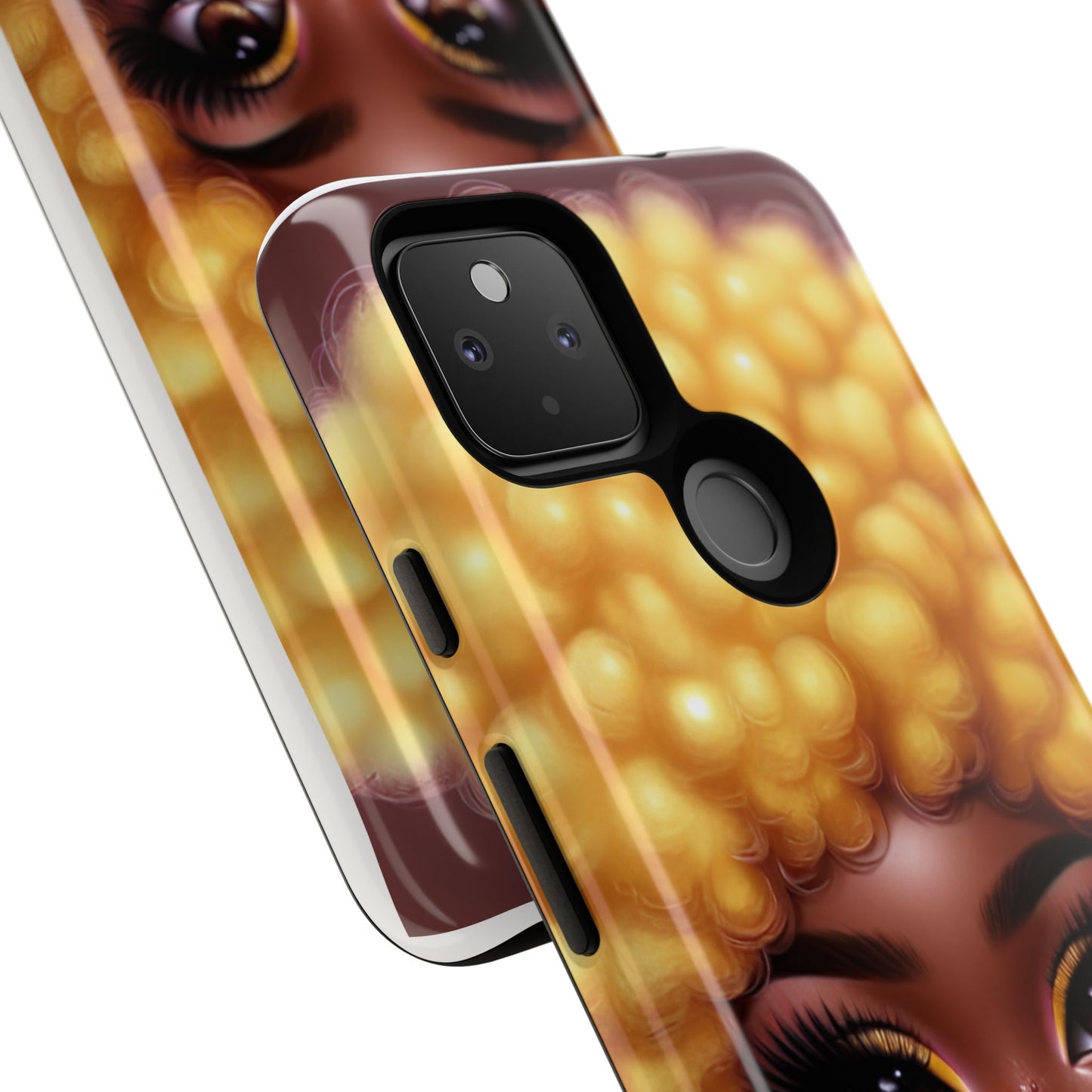 Ambitious Afro bubblegum iPhone Case - Tough Cases for Bold Expression