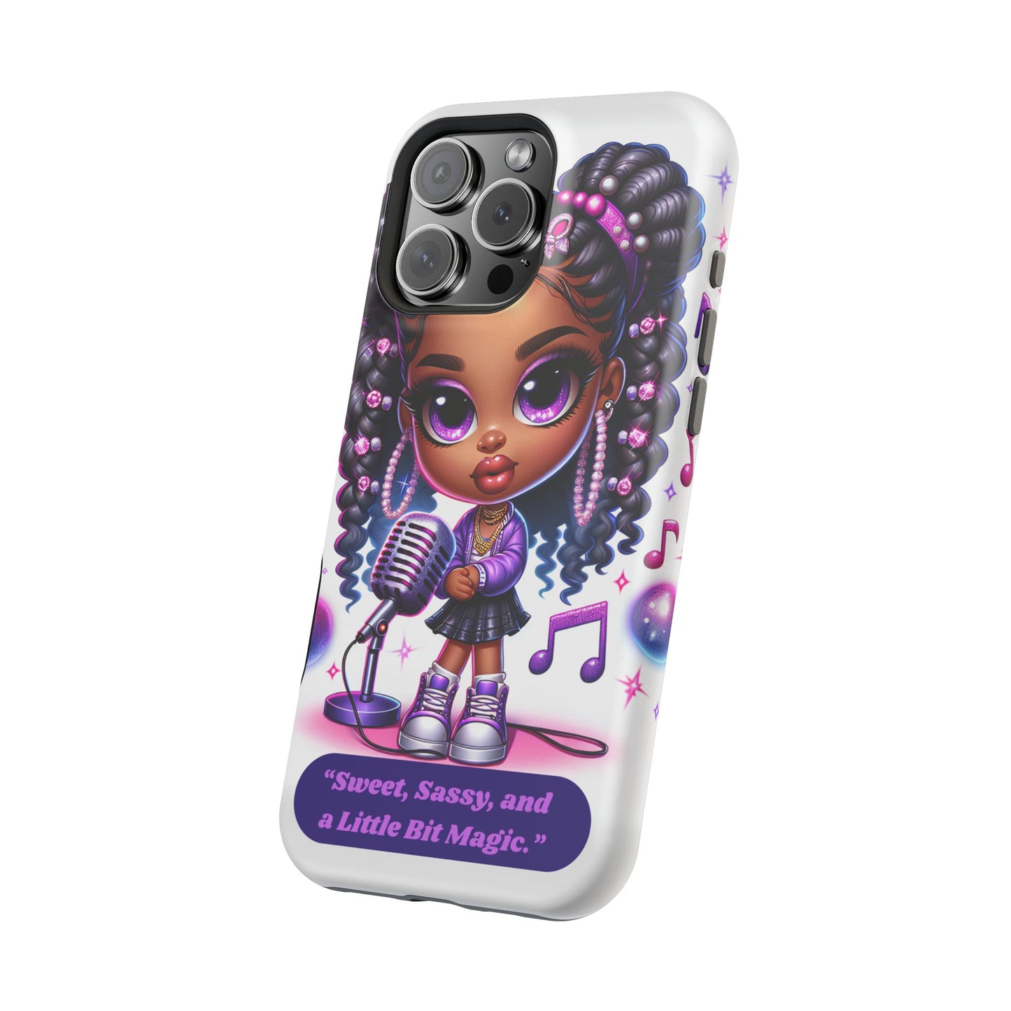 Sweet Sassy Magic Magnetic Tough Case - Cute Phone Cover for Teen Girls