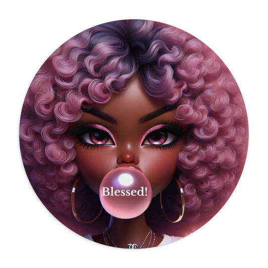 Blessed! Semi-Circle Mouse Pad - Stylish and Inspirational Desk Accessory