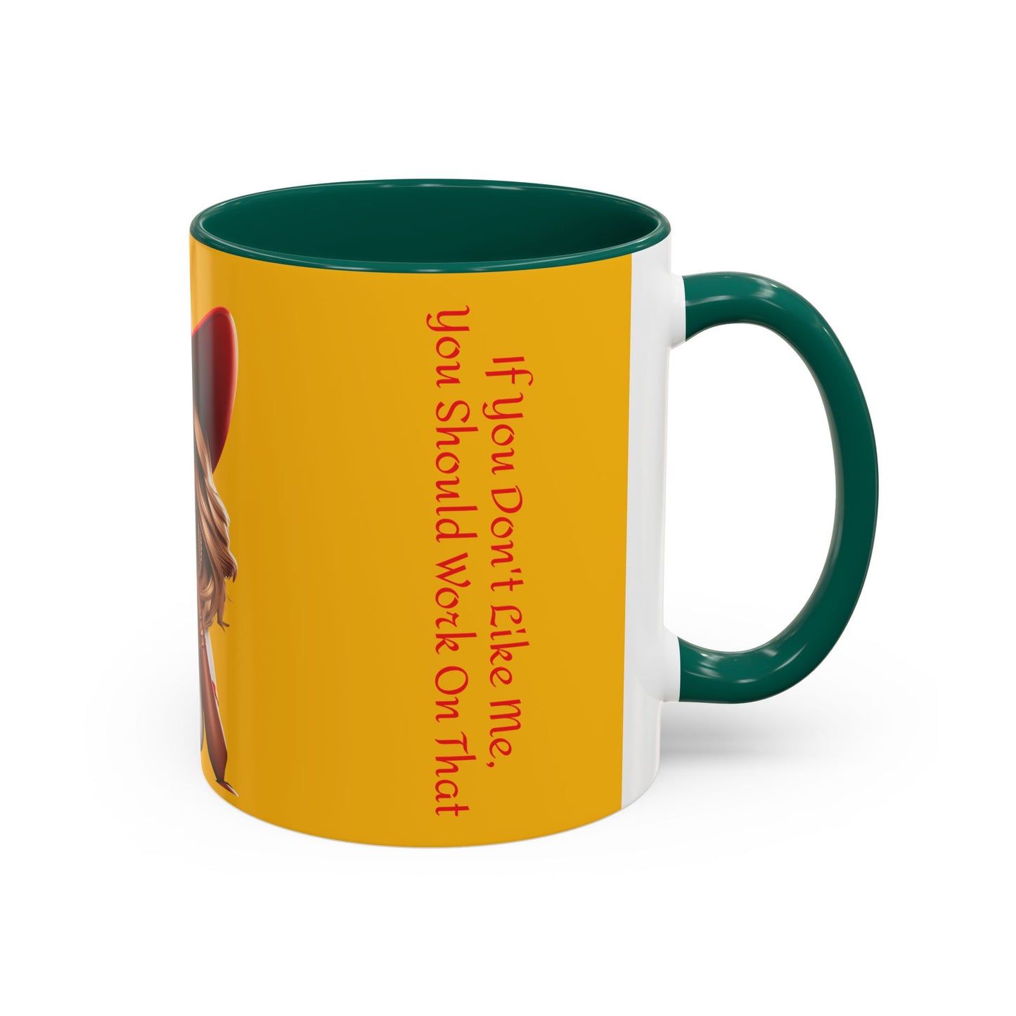 Bold Statement Mug, Coffee Cup for Confident Individuals, Gift for Friends, Inspirational Tea Mug, Black Handle, Fun Kitchen Decor