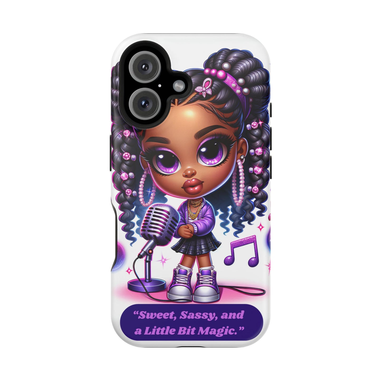 Sweet Sassy Magic Magnetic Tough Case - Cute Phone Cover for Teen Girls