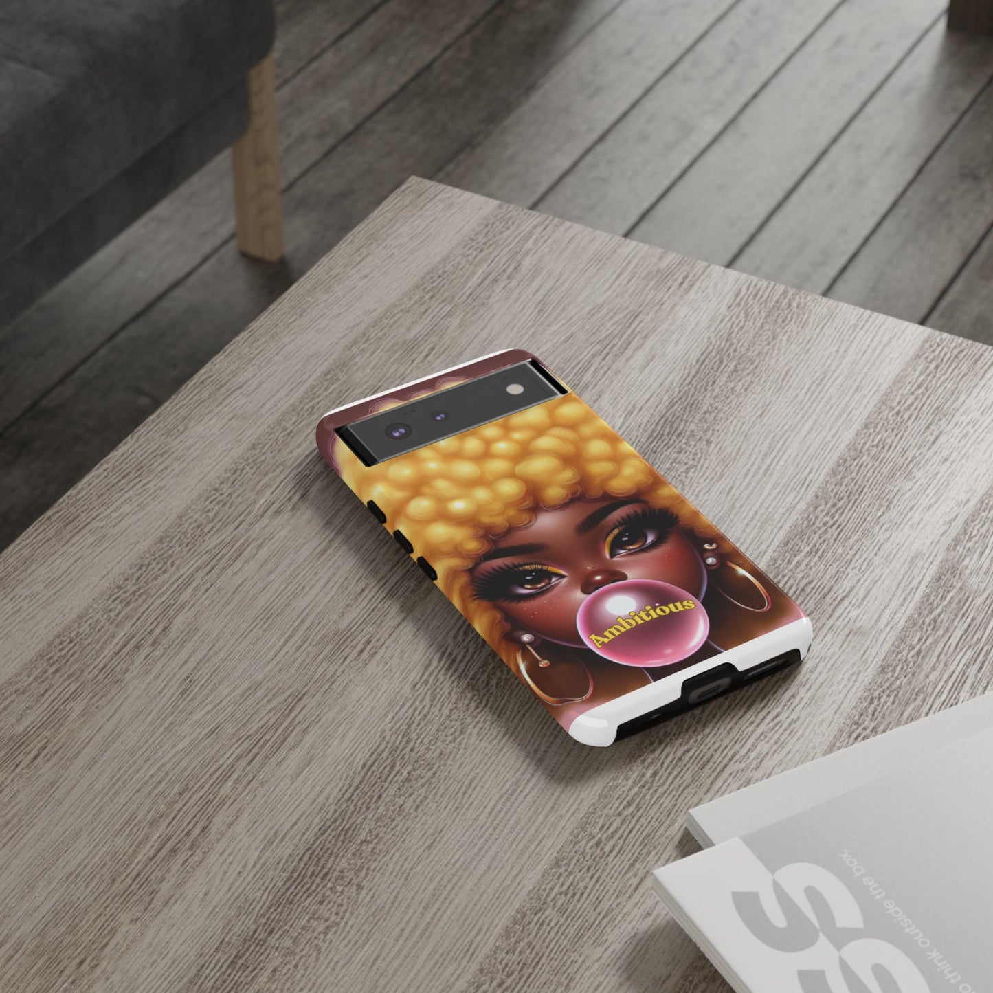 Ambitious Afro bubblegum iPhone Case - Tough Cases for Bold Expression