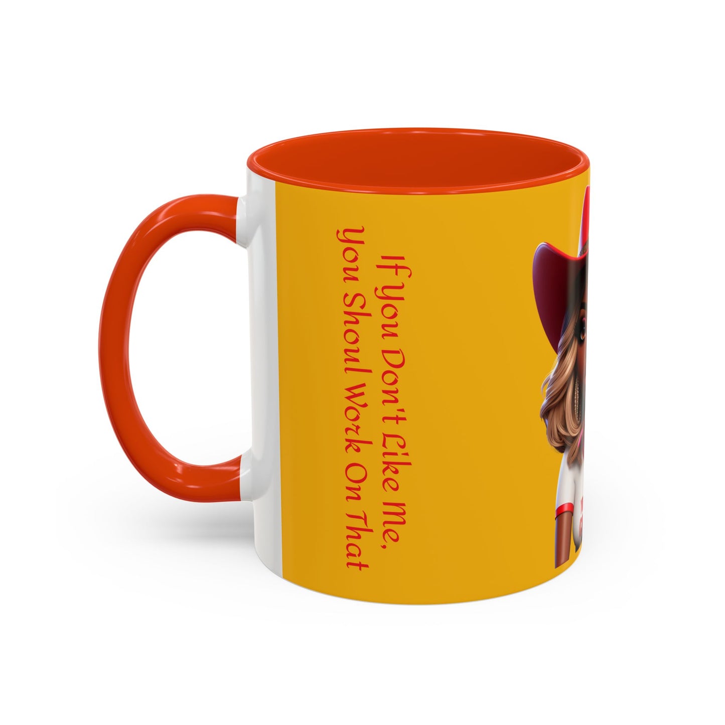Bold Statement Mug, Coffee Cup for Confident Individuals, Gift for Friends, Inspirational Tea Mug, Black Handle, Fun Kitchen Decor