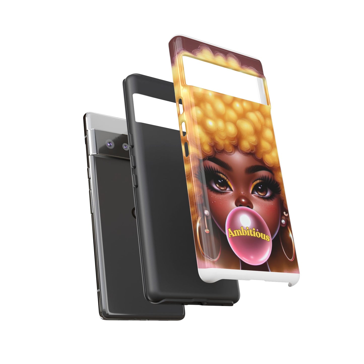 Ambitious Afro bubblegum iPhone Case - Tough Cases for Bold Expression