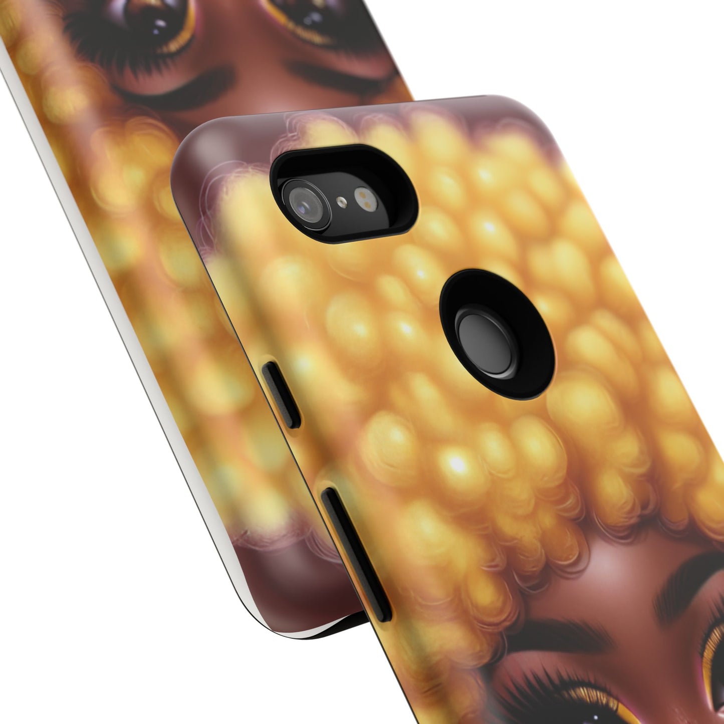 Ambitious Afro bubblegum iPhone Case - Tough Cases for Bold Expression
