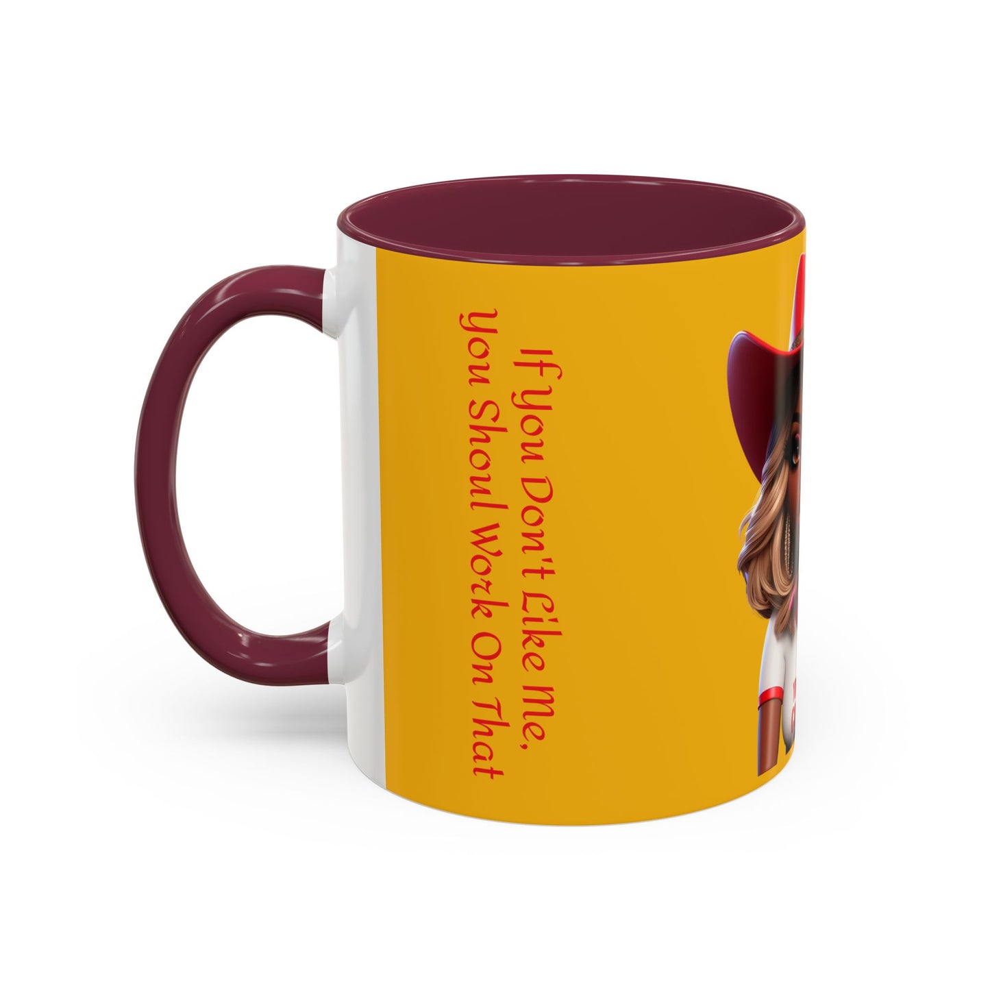 Bold Statement Mug, Coffee Cup for Confident Individuals, Gift for Friends, Inspirational Tea Mug, Black Handle, Fun Kitchen Decor