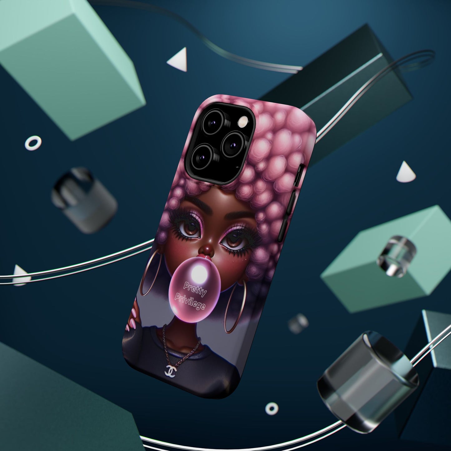 Vibrant Magnetic Tough Case - Pretty Privilege Design