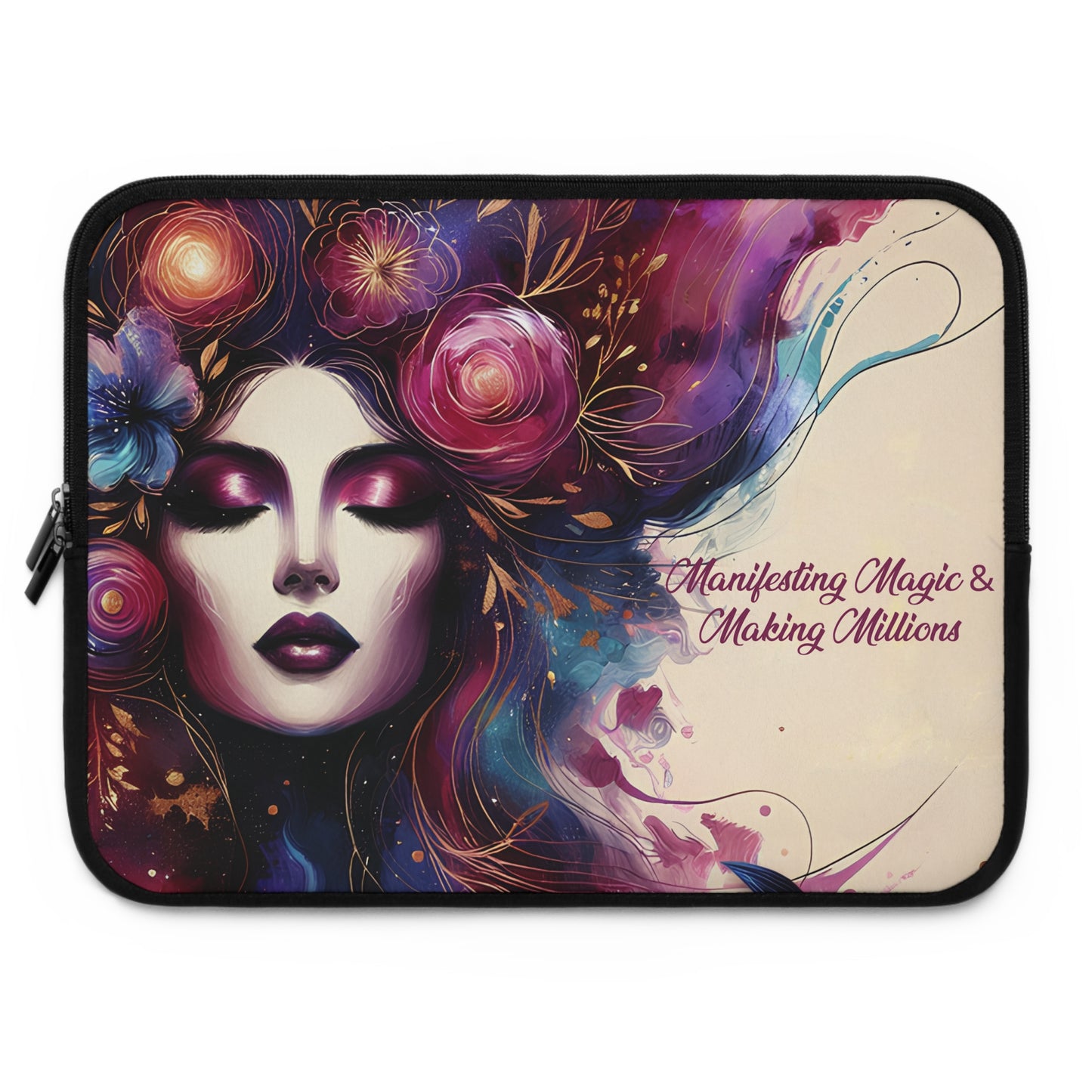 Manifesting Magic & Making Millions Laptop Sleeve | Trendy Laptop Case for Creatives