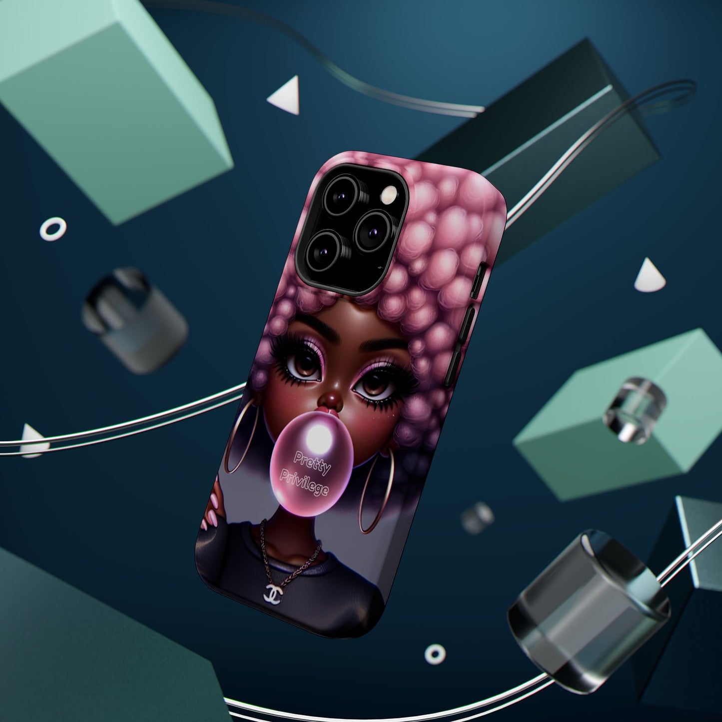 Vibrant Magnetic Tough Case - Pretty Privilege Design