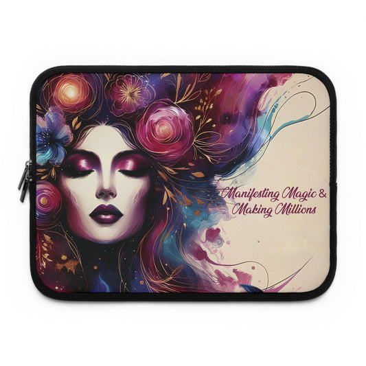 Manifesting Magic & Making Millions Laptop Sleeve | Trendy Laptop Case for Creatives
