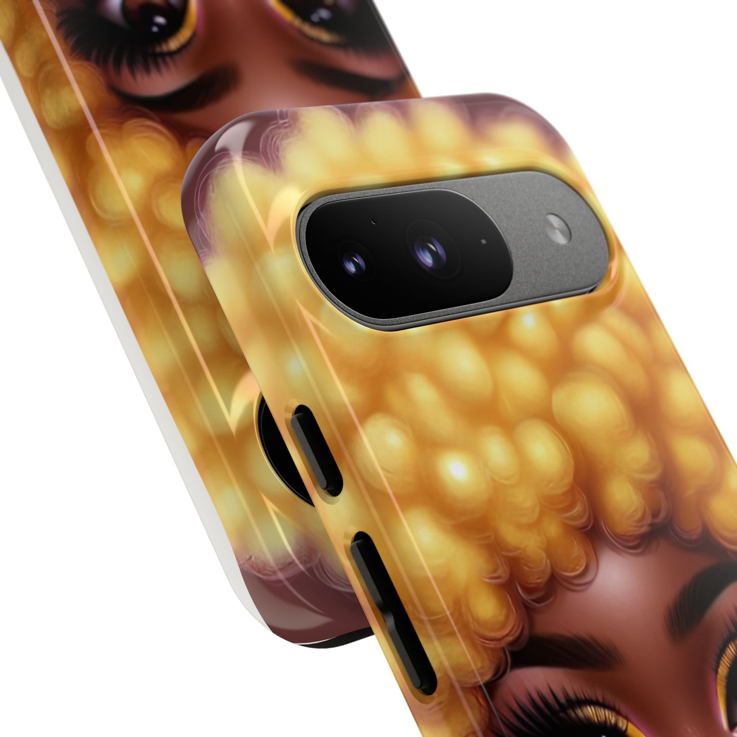 Ambitious Afro bubblegum iPhone Case - Tough Cases for Bold Expression