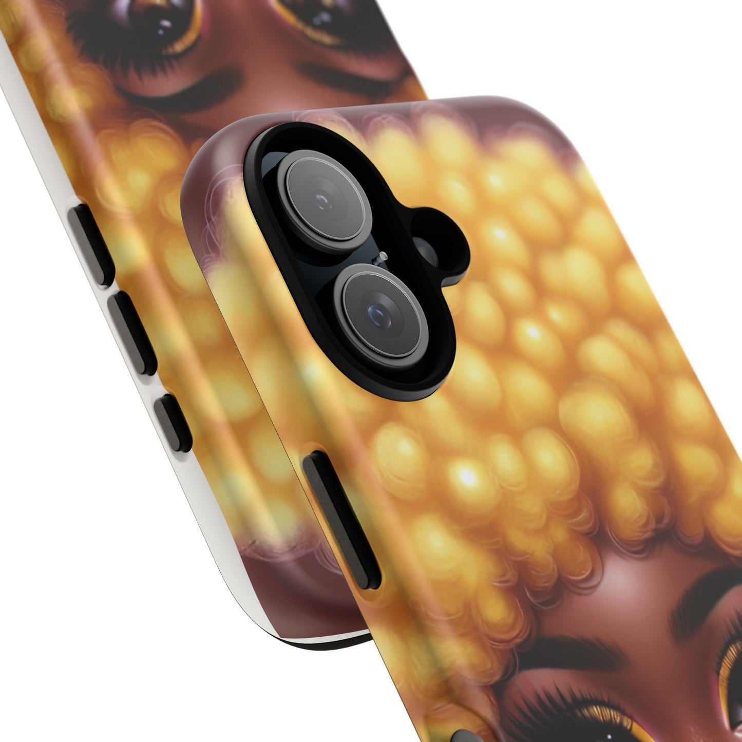 Ambitious Afro bubblegum iPhone Case - Tough Cases for Bold Expression