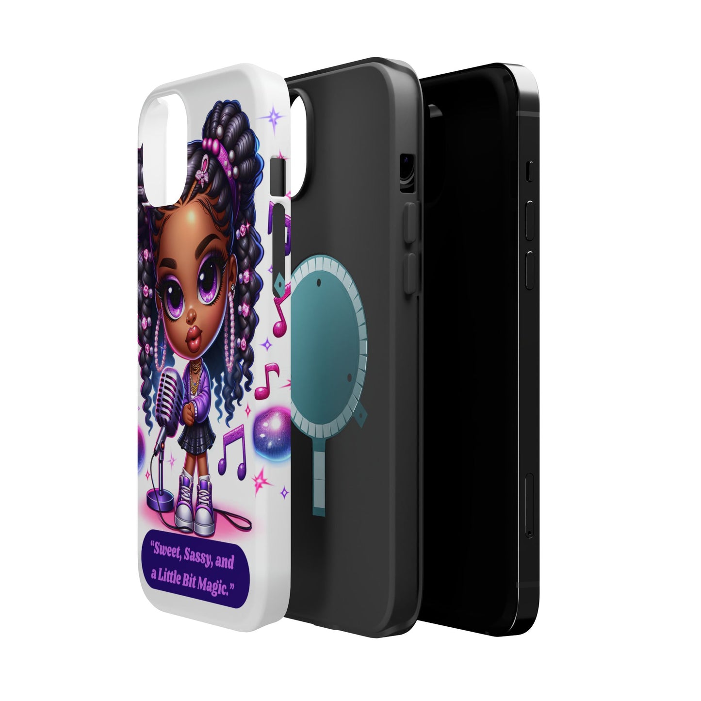 Sweet Sassy Magic Magnetic Tough Case - Cute Phone Cover for Teen Girls
