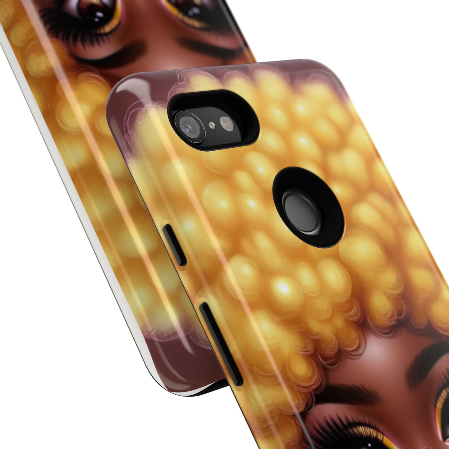 Ambitious Afro bubblegum iPhone Case - Tough Cases for Bold Expression