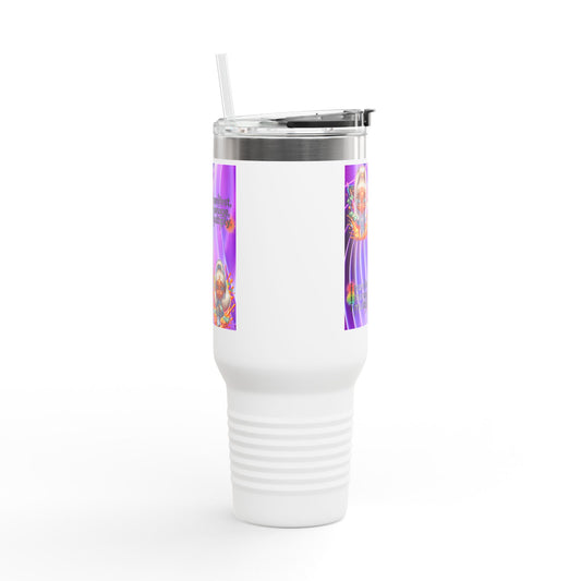 Colorful Insulated Travel Mug - Perfect for Coffee, Tea, and Smoothies, Motivational Gift for Friends, Stylish On-the-Go Cup