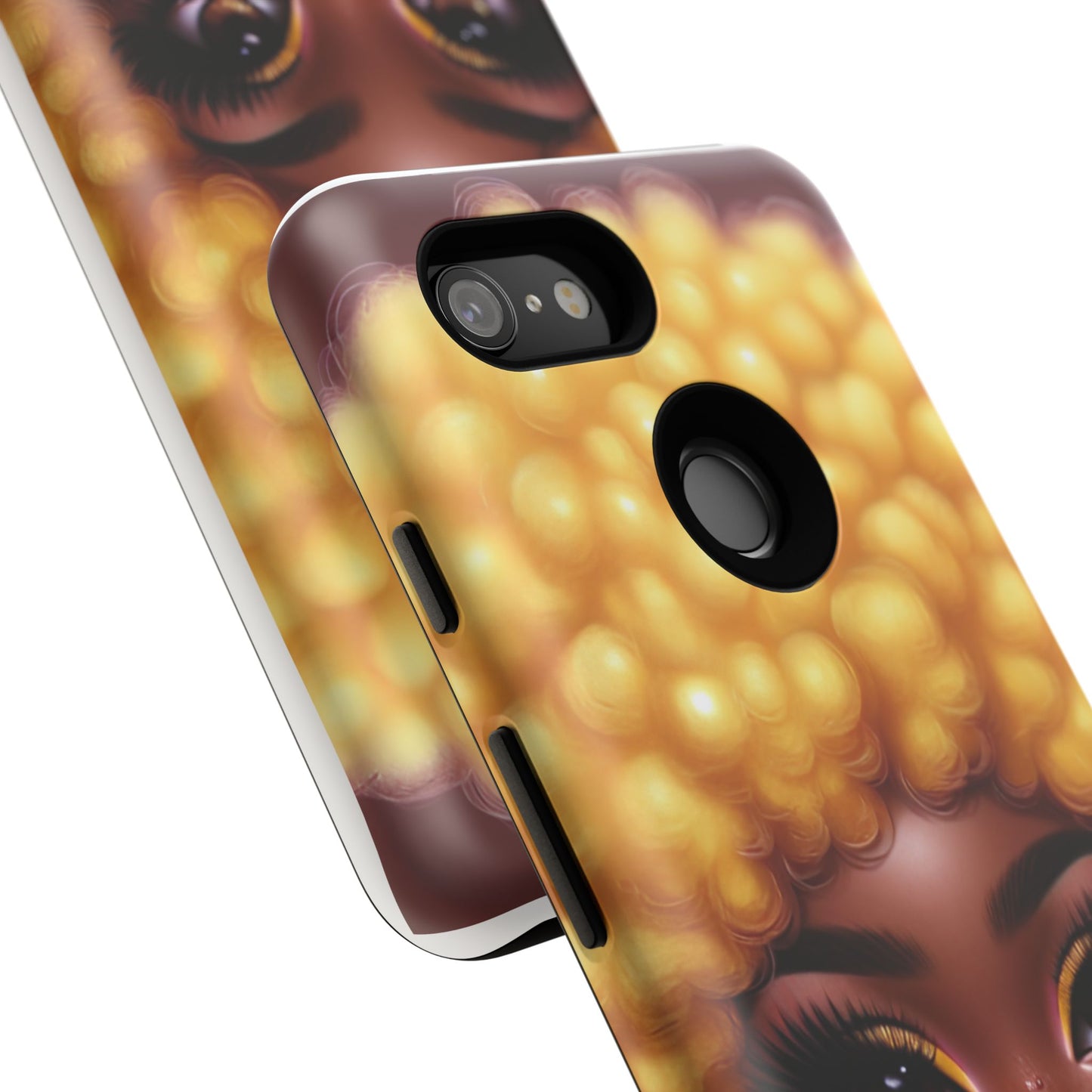 Ambitious Afro bubblegum iPhone Case - Tough Cases for Bold Expression