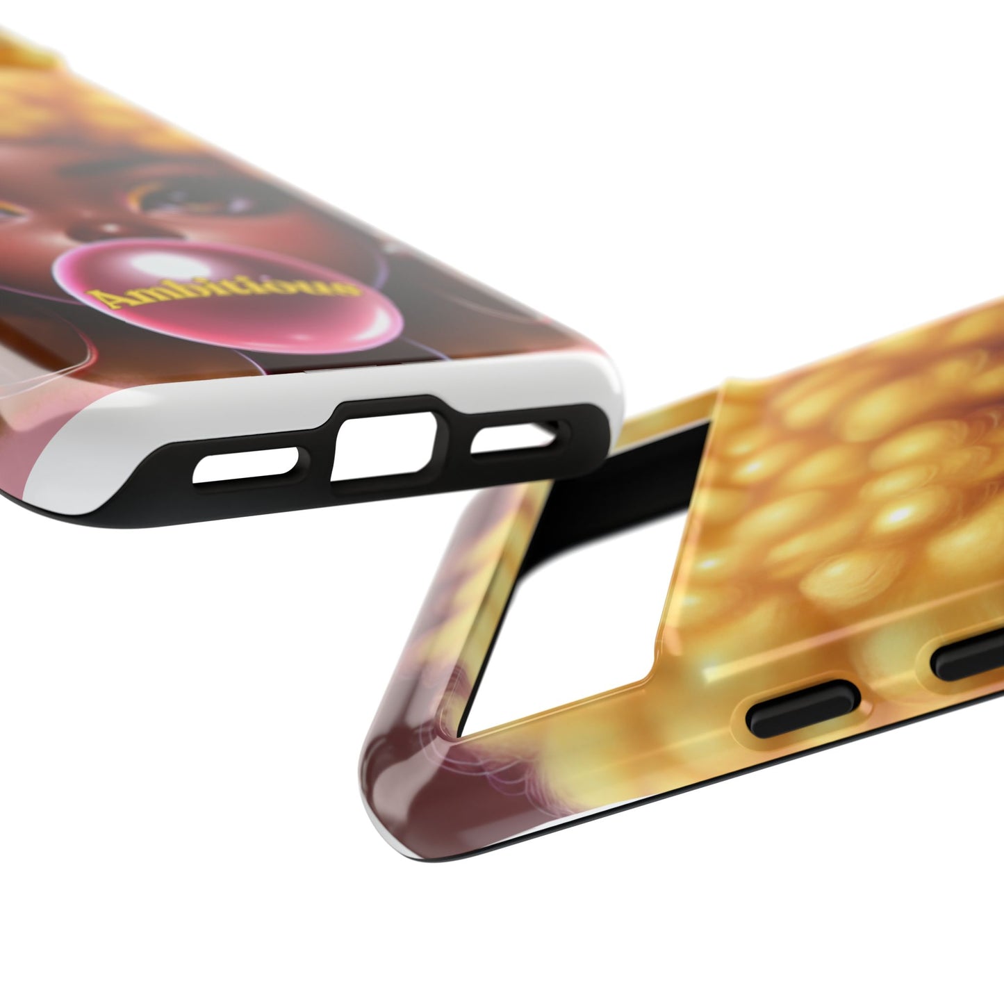 Ambitious Afro bubblegum iPhone Case - Tough Cases for Bold Expression