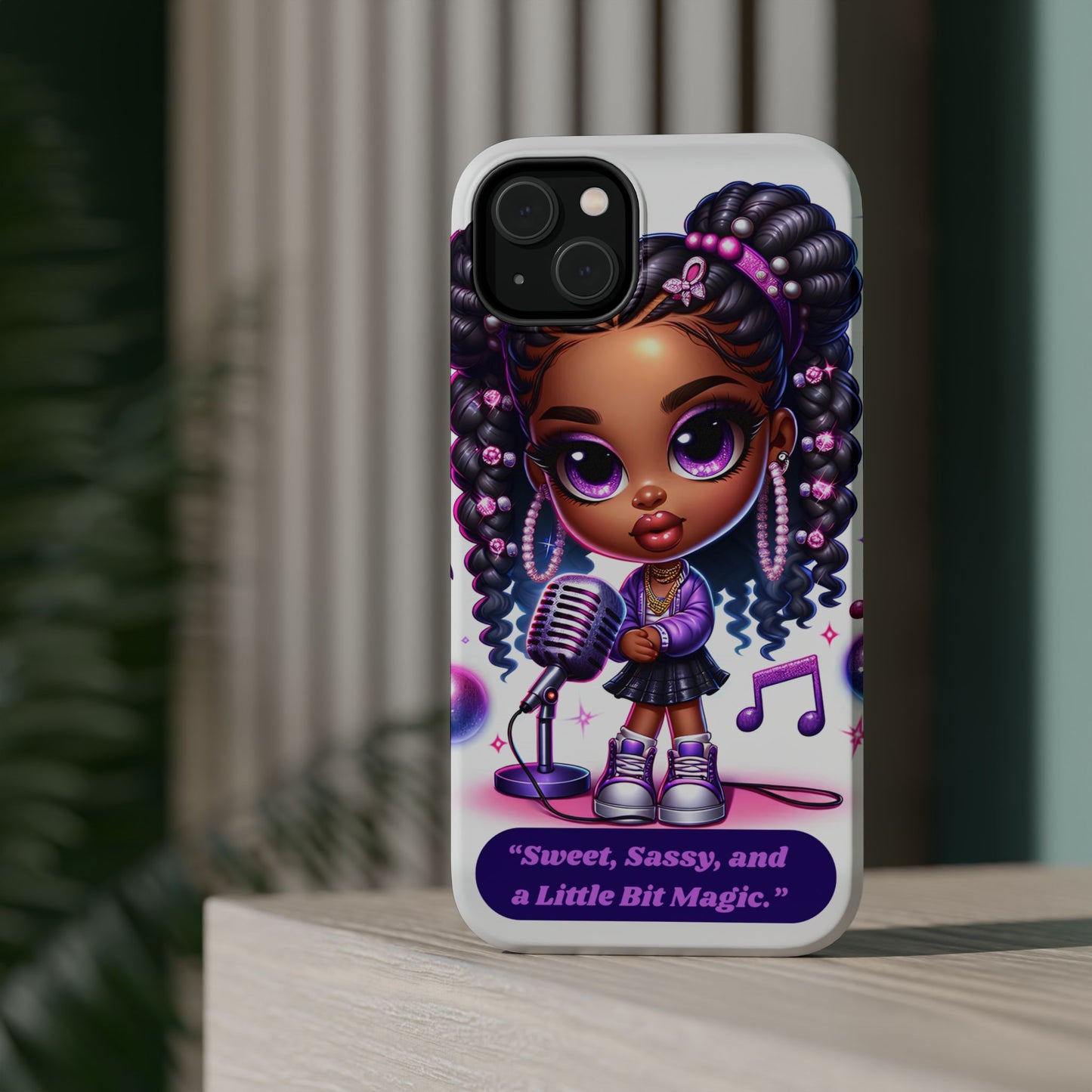 Sweet Sassy Magic Magnetic Tough Case - Cute Phone Cover for Teen Girls