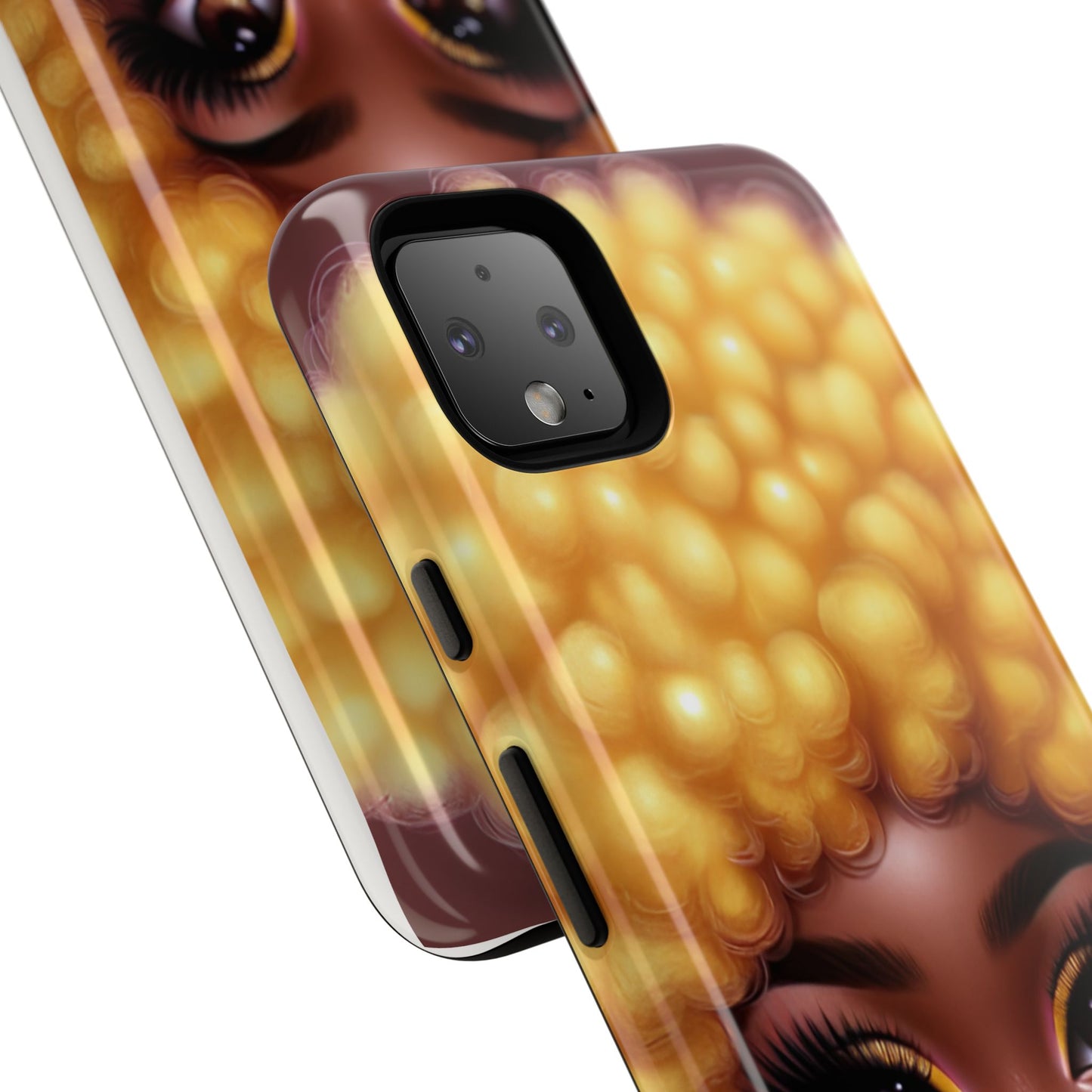 Ambitious Afro bubblegum iPhone Case - Tough Cases for Bold Expression