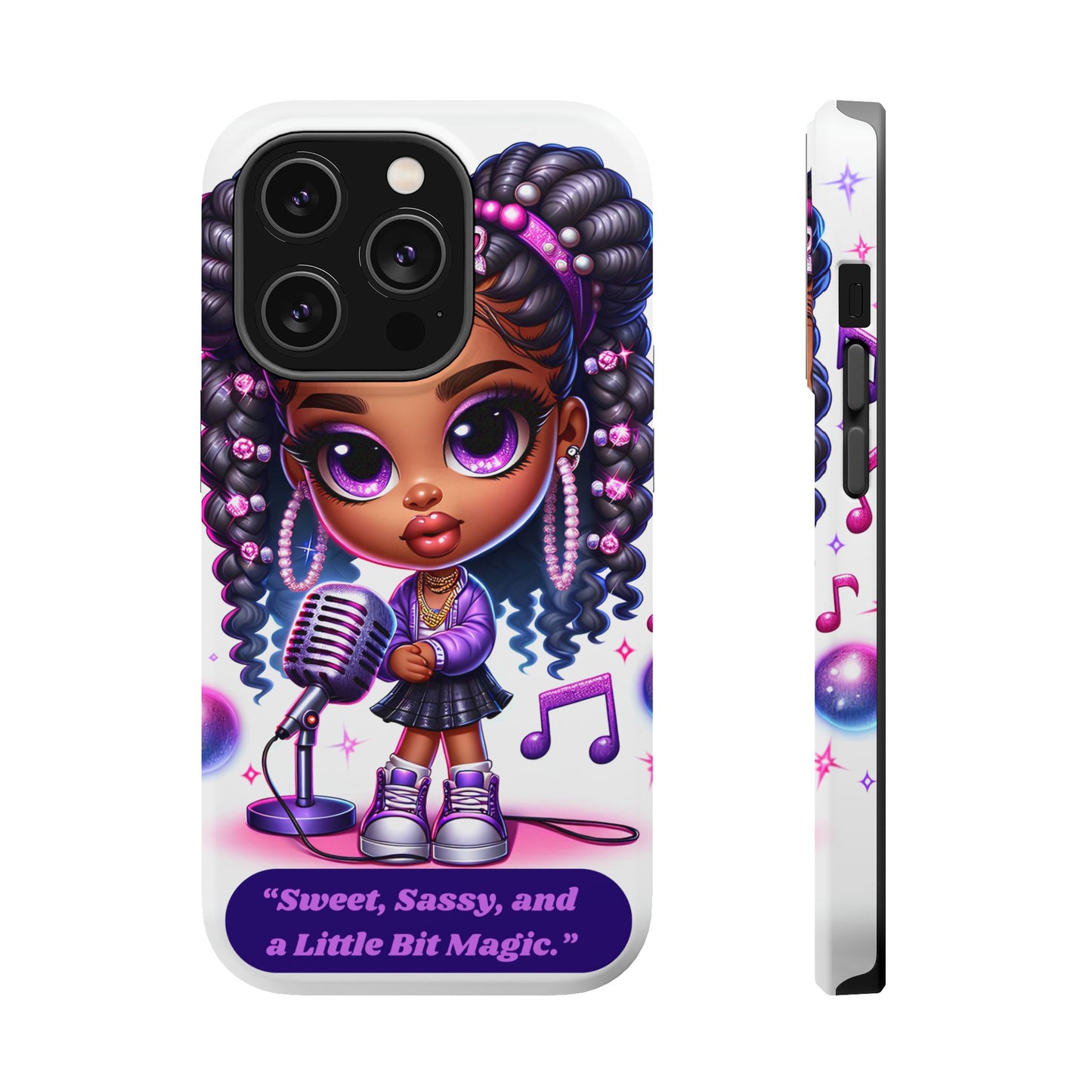 Sweet Sassy Magic Magnetic Tough Case - Cute Phone Cover for Teen Girls