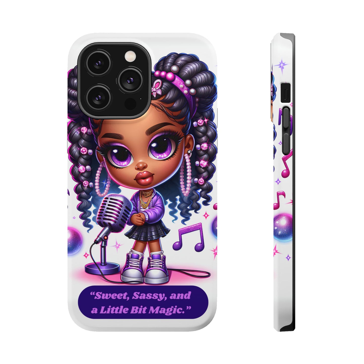Sweet Sassy Magic Magnetic Tough Case - Cute Phone Cover for Teen Girls