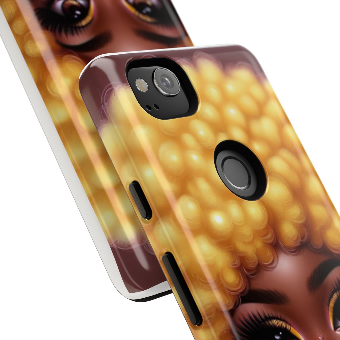Ambitious Afro bubblegum iPhone Case - Tough Cases for Bold Expression