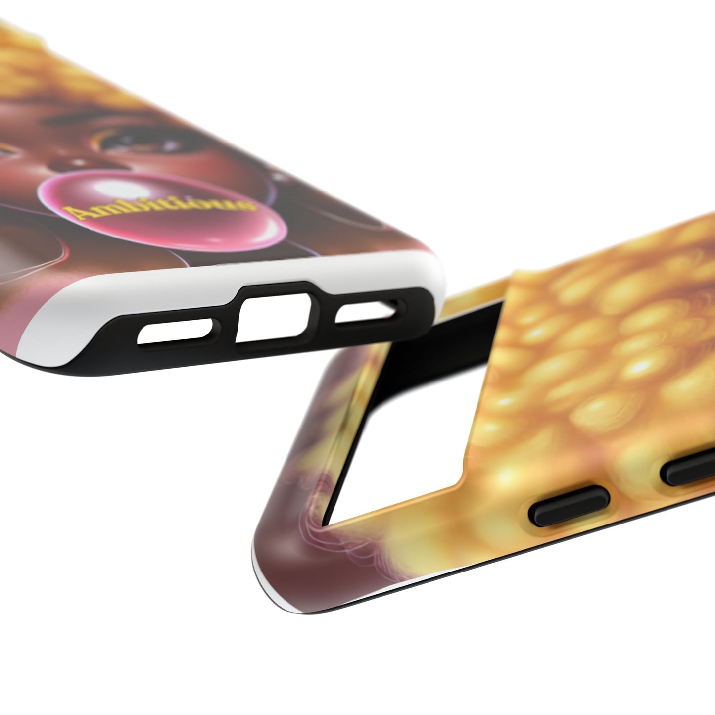 Ambitious Afro bubblegum iPhone Case - Tough Cases for Bold Expression