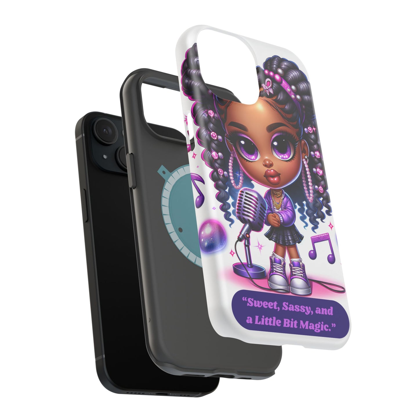 Sweet Sassy Magic Magnetic Tough Case - Cute Phone Cover for Teen Girls