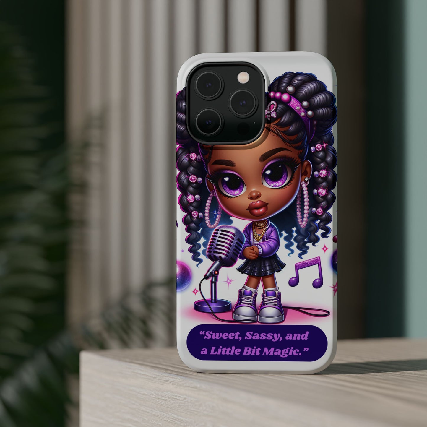 Sweet Sassy Magic Magnetic Tough Case - Cute Phone Cover for Teen Girls