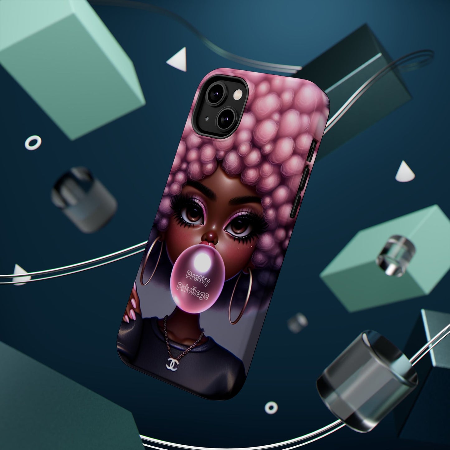 Vibrant Magnetic Tough Case - Pretty Privilege Design