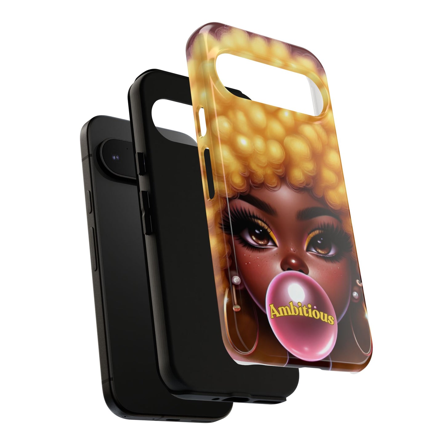 Ambitious Afro bubblegum iPhone Case - Tough Cases for Bold Expression