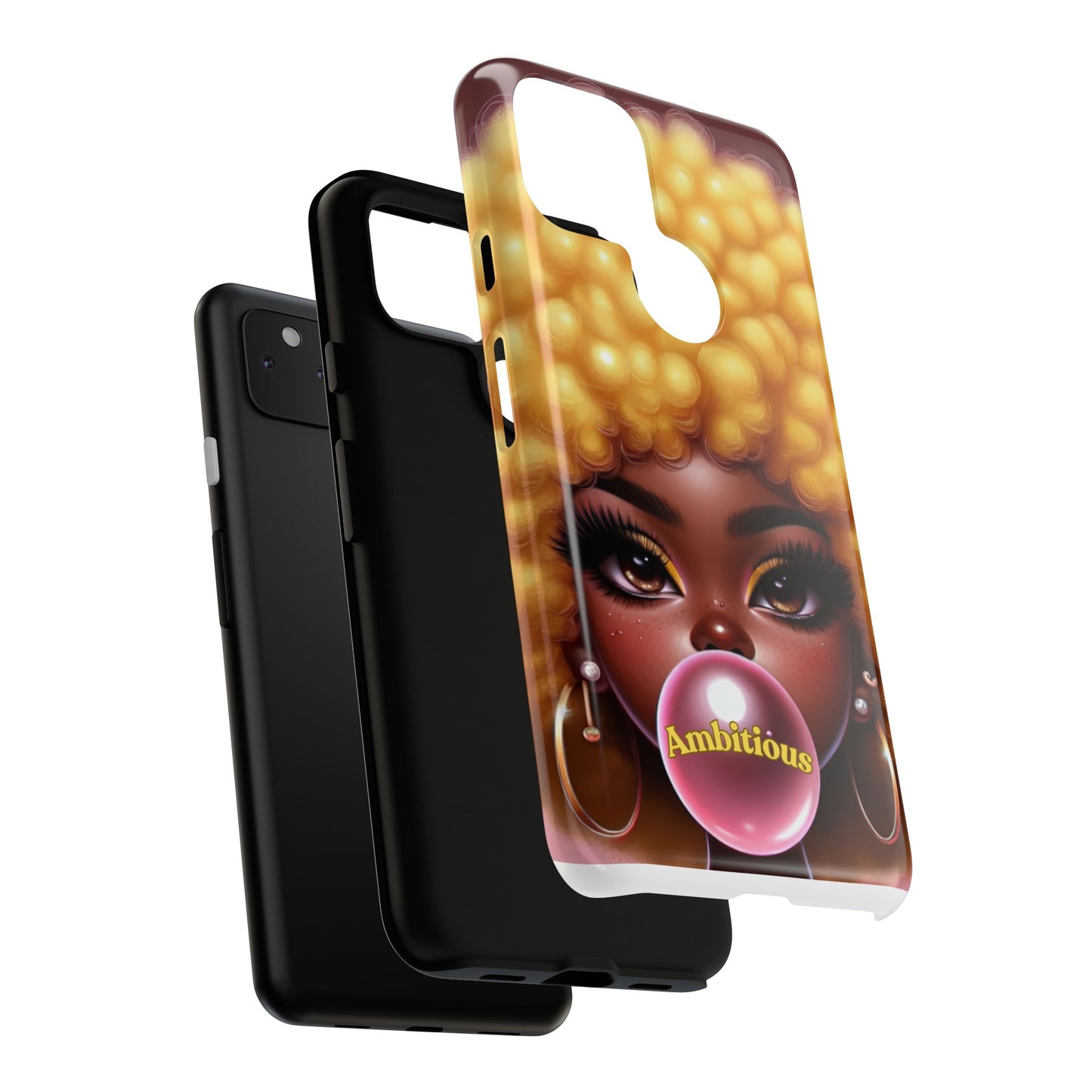 Ambitious Afro bubblegum iPhone Case - Tough Cases for Bold Expression