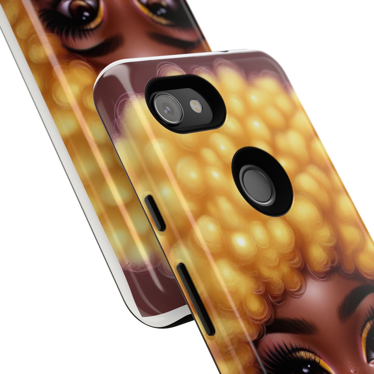 Ambitious Afro bubblegum iPhone Case - Tough Cases for Bold Expression