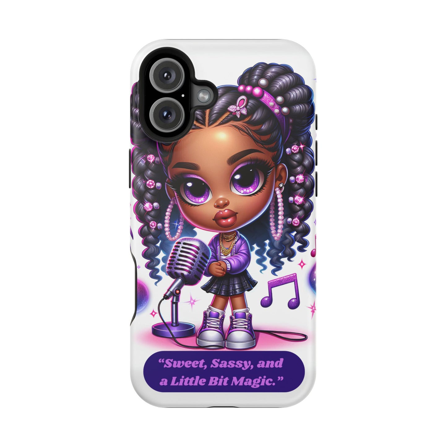 Sweet Sassy Magic Magnetic Tough Case - Cute Phone Cover for Teen Girls