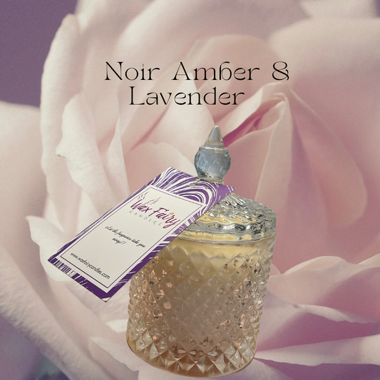 Noir Amber & Lavender Scented Candle